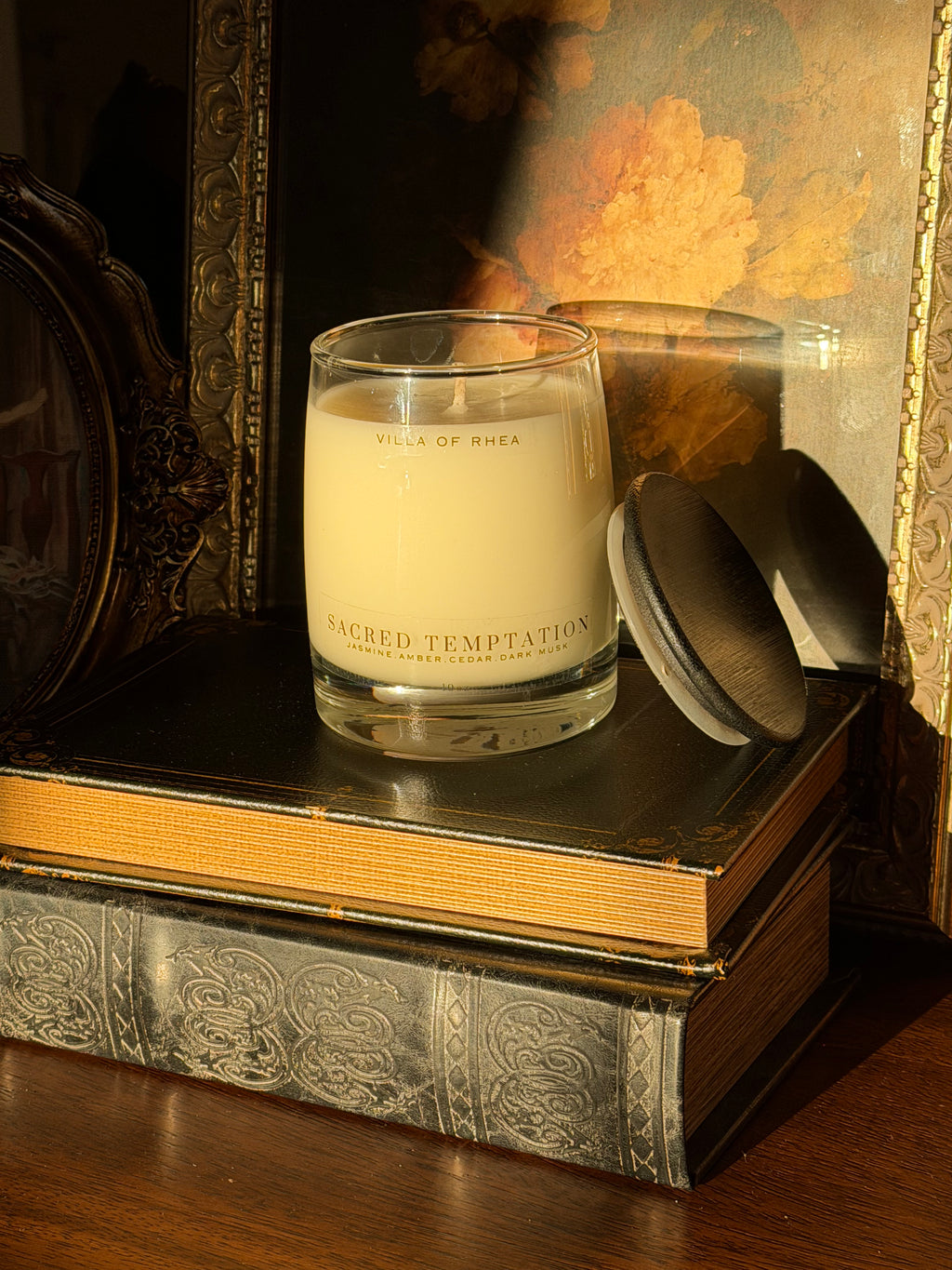 Sacred Temptation Soy Wax Candle | Jasmine, Amber, Cedar & Dark Musk