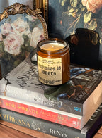 Enemies to Lovers Soy Wax Candle | Amber Rosewood, Tonka Bean & Tea Petals