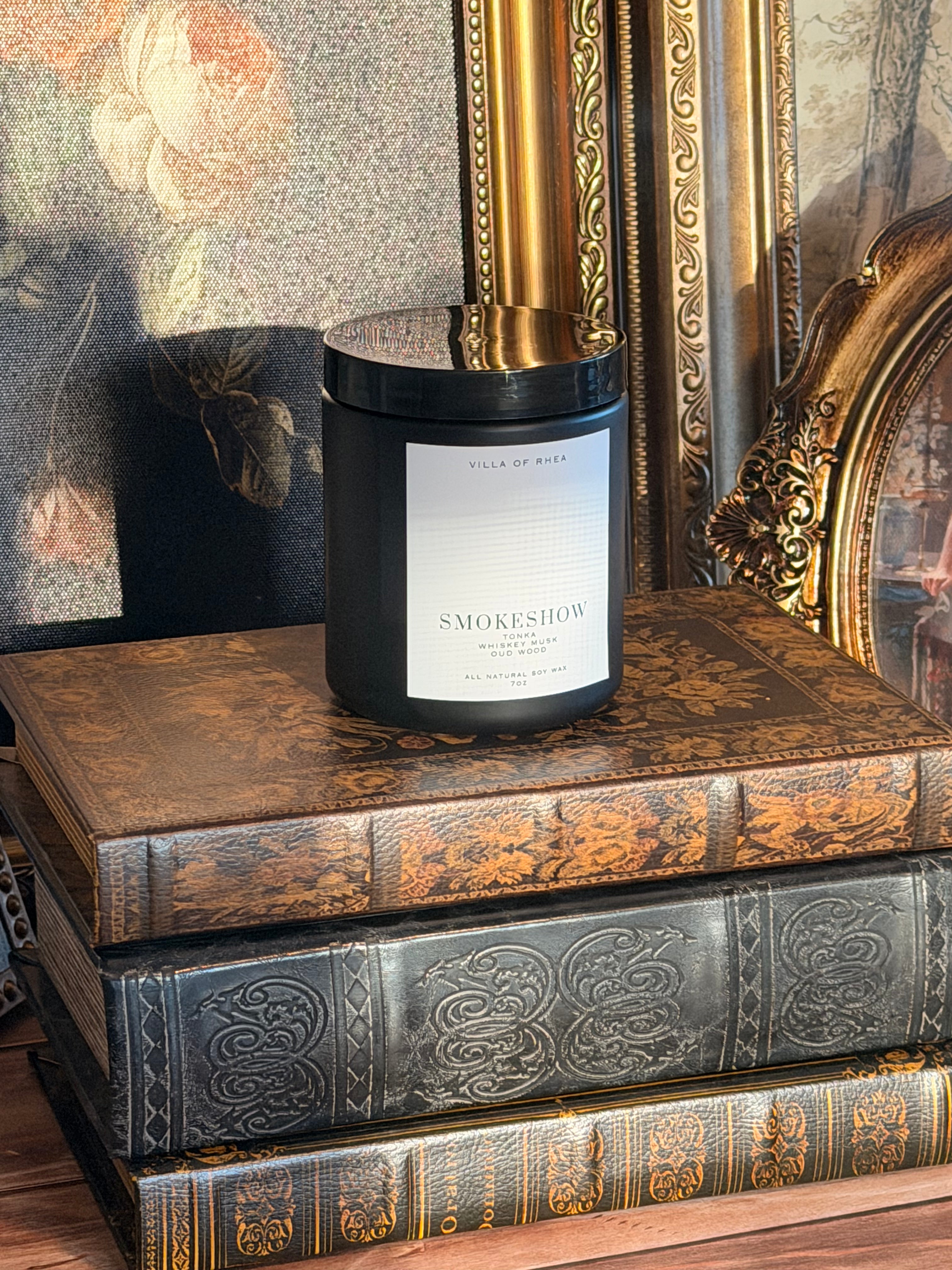 Smokeshow Soy Wax Candle | Tonka, Whiskey Musk & Oud Wood