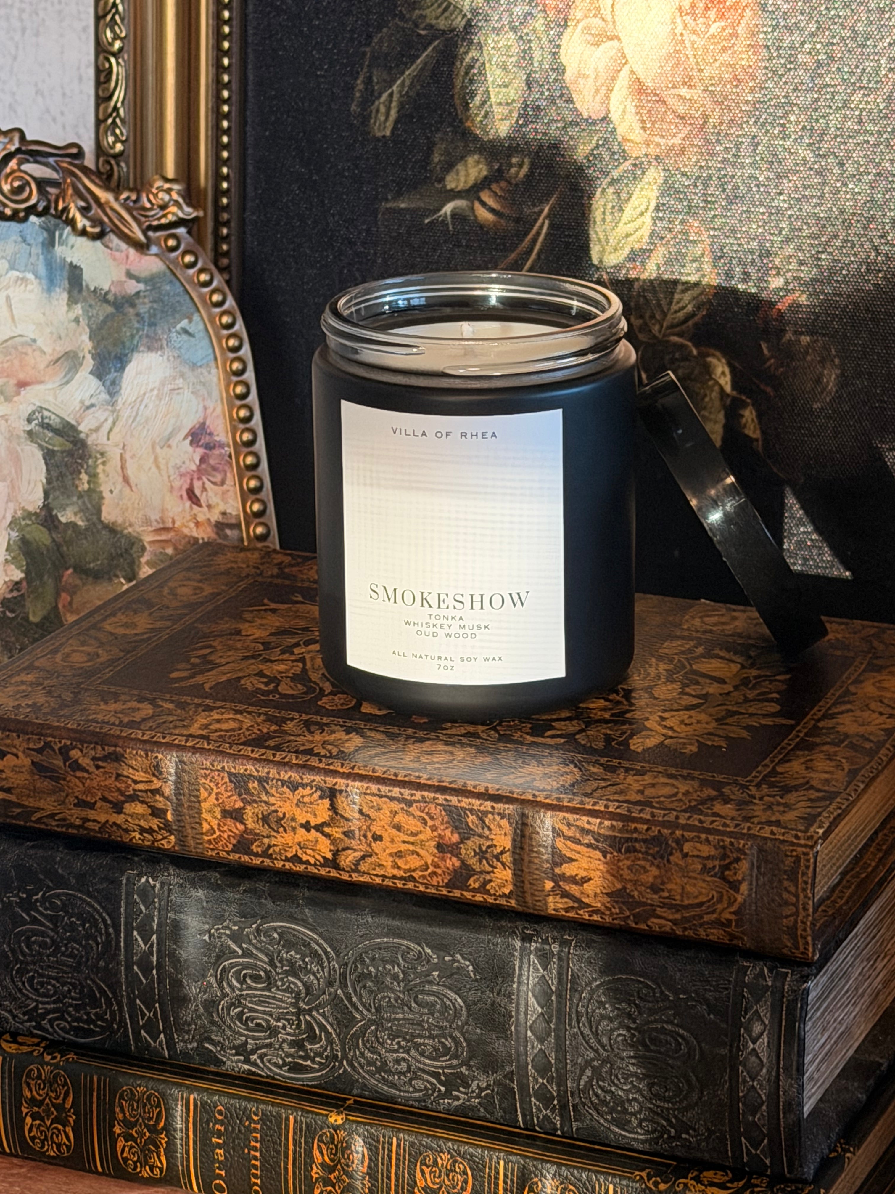 Smokeshow Soy Wax Candle | Tonka, Whiskey Musk & Oud Wood
